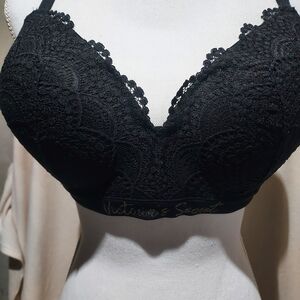 Victoria's Secret Black Lace Push-Up Bra